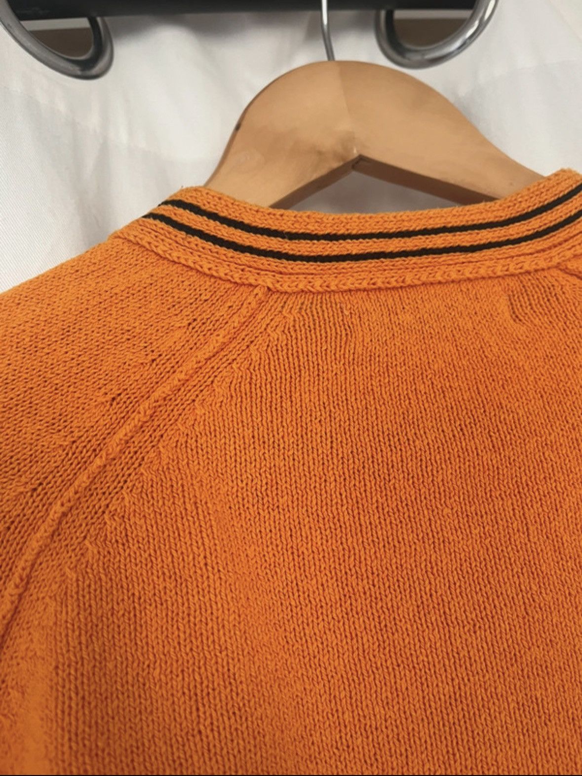 Stone Island Rare 90’s Massimo Osti Patch Orange Cotton Crew Neck Long Sleeve Jumper Pullover Sweater Size US M / EU 48-50 / 2 - 6 Thumbnail