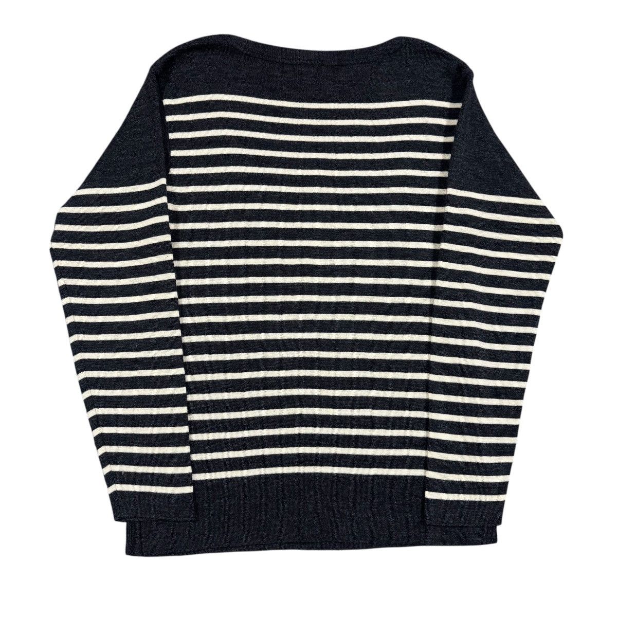 Saint James Vtg🔥Saint James Pure Wool Striped Jumper Made In France Size US M / EU 48-50 / 2 - 2 Thumbnail