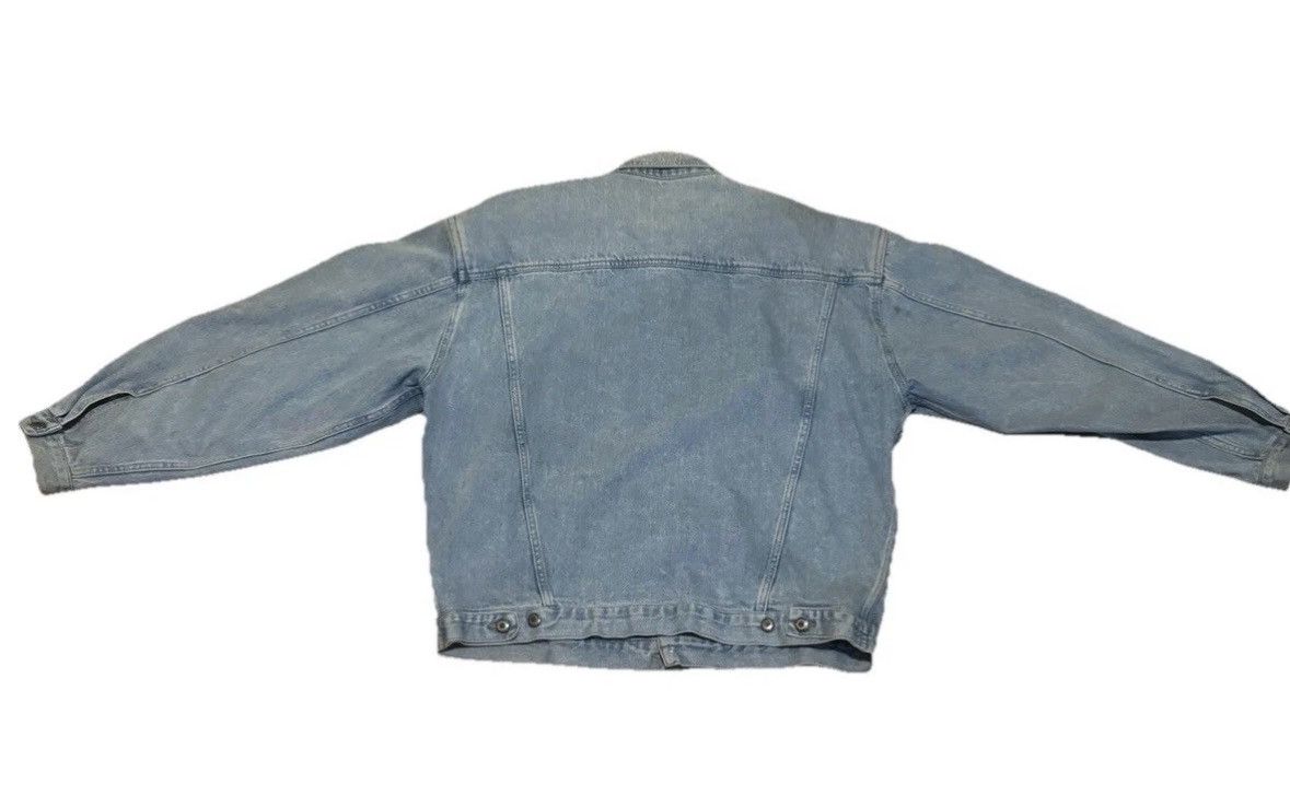 Bugle Boy Vintage Bugle Boy Light Wash Denim Trucker Jacket XL 90s Size US XL / EU 56 / 4 - 3 Thumbnail