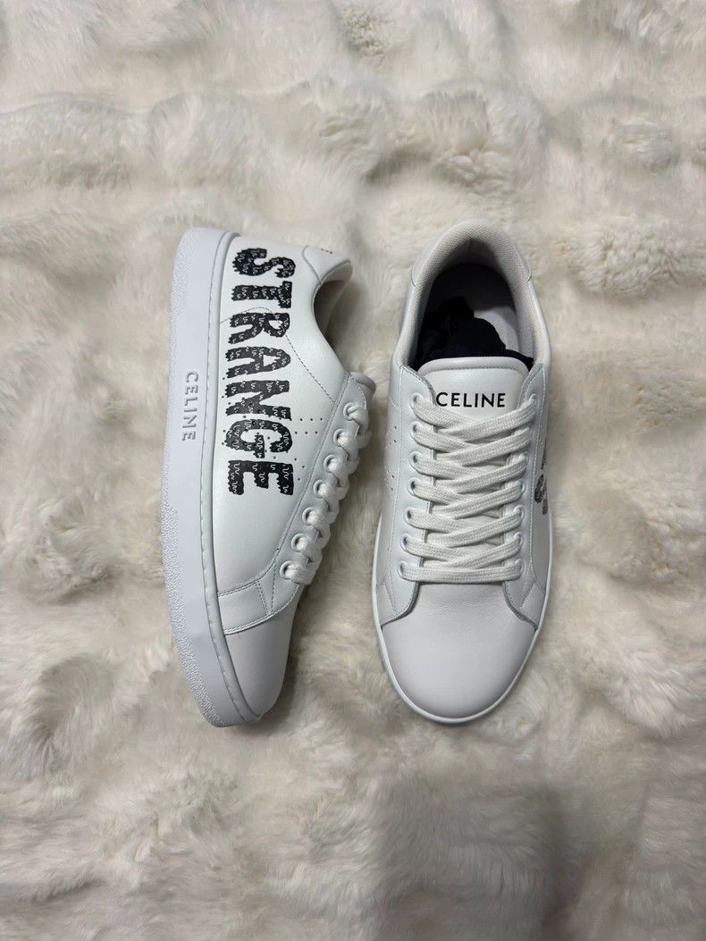Celine Celine Little White Shoes 2502-Nextarrow Size US 6 / EU 39 - 1 Thumbnail