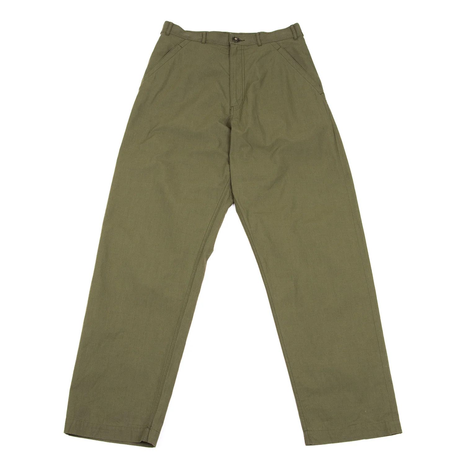 Comme des Garcons Homme Plus Cotton Nylon Belted Work Pants in Khaki M Size US 32 / EU 48 - 1 Thumbnail