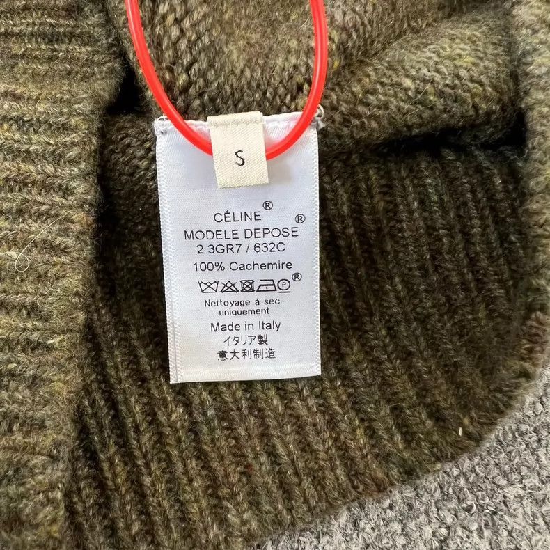 Celine Celine High Neck Knitted Sweater Size S Size US S / EU 44-46 / 1 - 6 Thumbnail