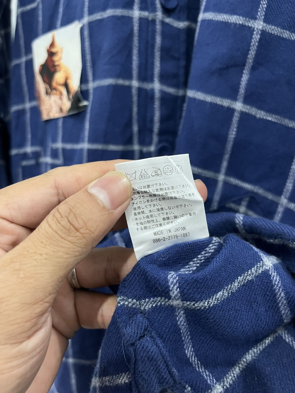 GOOPiMADE (A)crypsis goopimade flannel shirt Size US S / EU 44-46 / 1 - 6 Thumbnail
