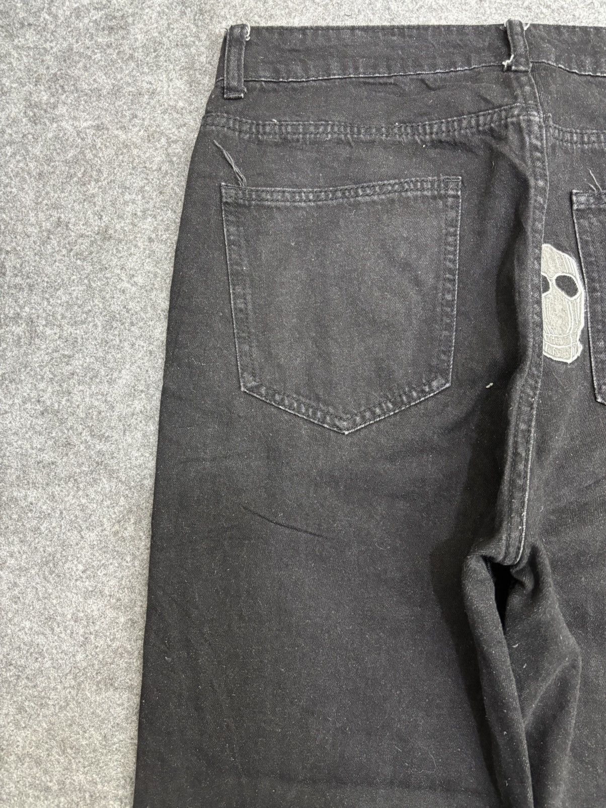 Japanese Brand 💥90s Style💥404MOB Baggy Embroidery Tapered Light Denim F602 Size US 30 / EU 46 - 11 Thumbnail