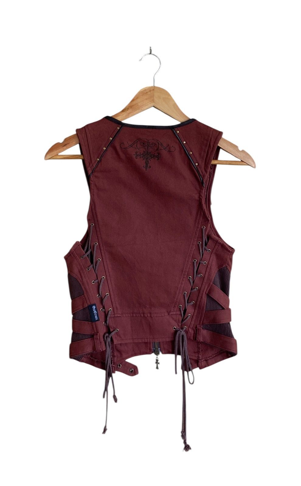 Le Grande Bleu (L.G.B.) Very Rare Vintage Japanese Brand Ozzo Croce Vests 1990s Size US S / EU 44-46 / 1 - 2 Thumbnail