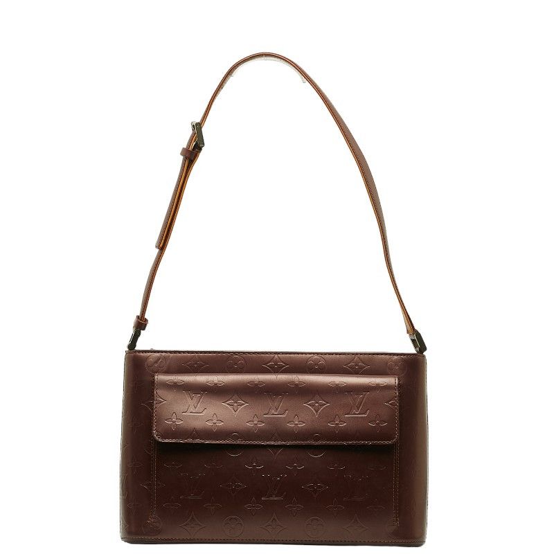 image of Louis Vuitton Monogram Mat Alston in Purple, Women's