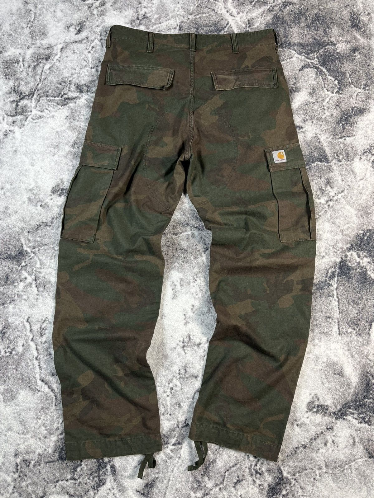 Carhartt Carhartt WIP Camo Cargo Pants Military 31x32 Fit M Size US 31 - 1 Thumbnail