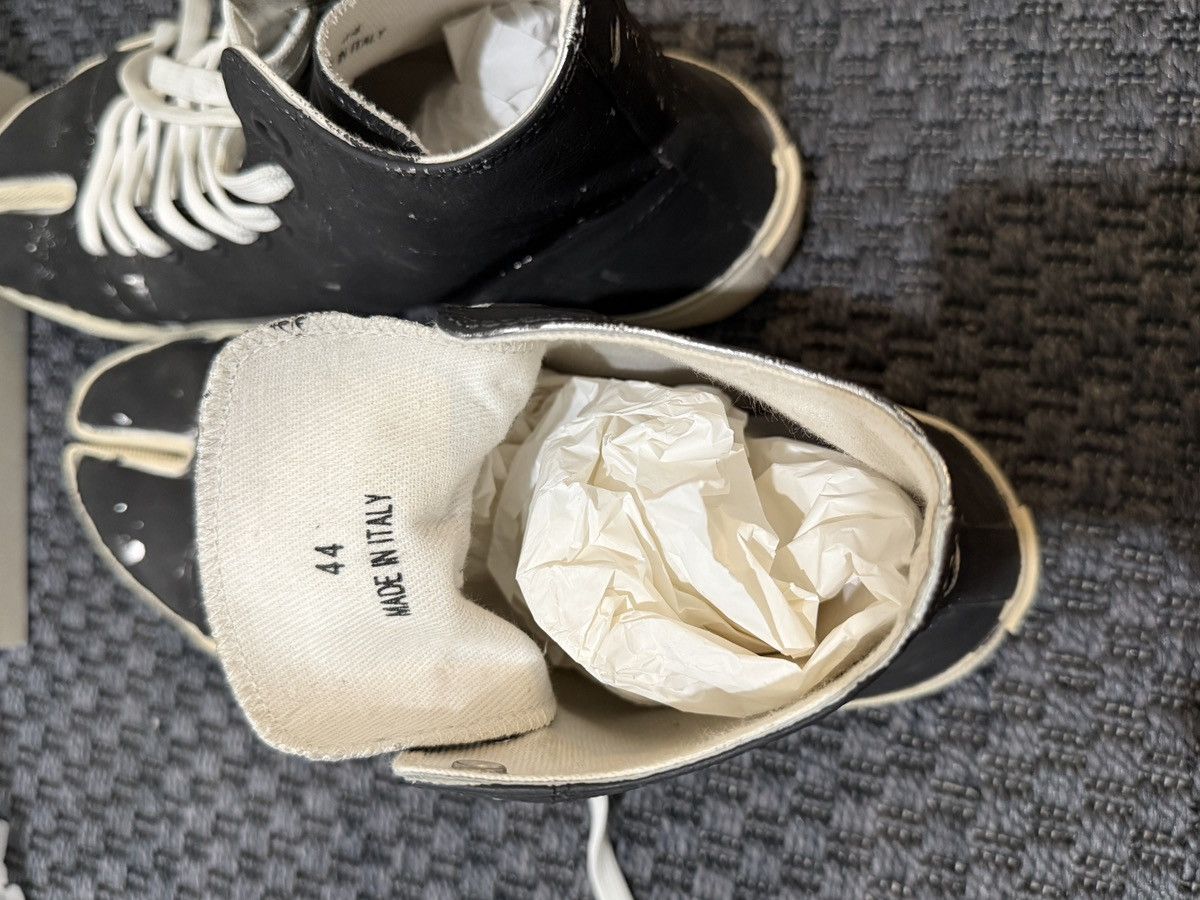 Maison Margiela Maison Margiela Black and Silver Tami High-Top Sneakers Size US 10.5 / EU 43-44 - 4 Thumbnail