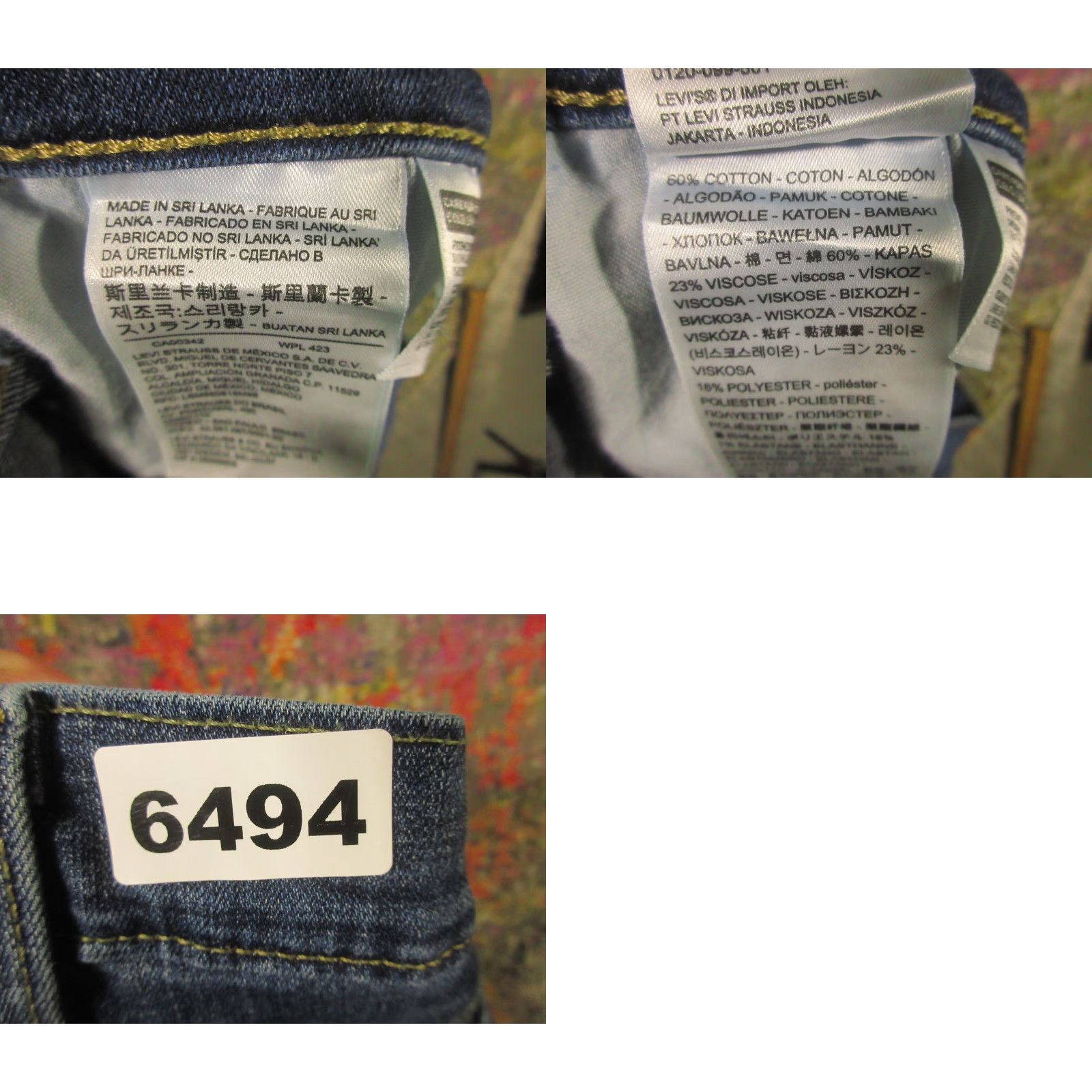 Levi's Levi's Jeans Woman Regular Boyfriend 32 W34 L27 Medium Wash Stretch Denim 5-Pocket Zip Blue Women Size 24" / US 00 / IT 34 - 8 Thumbnail