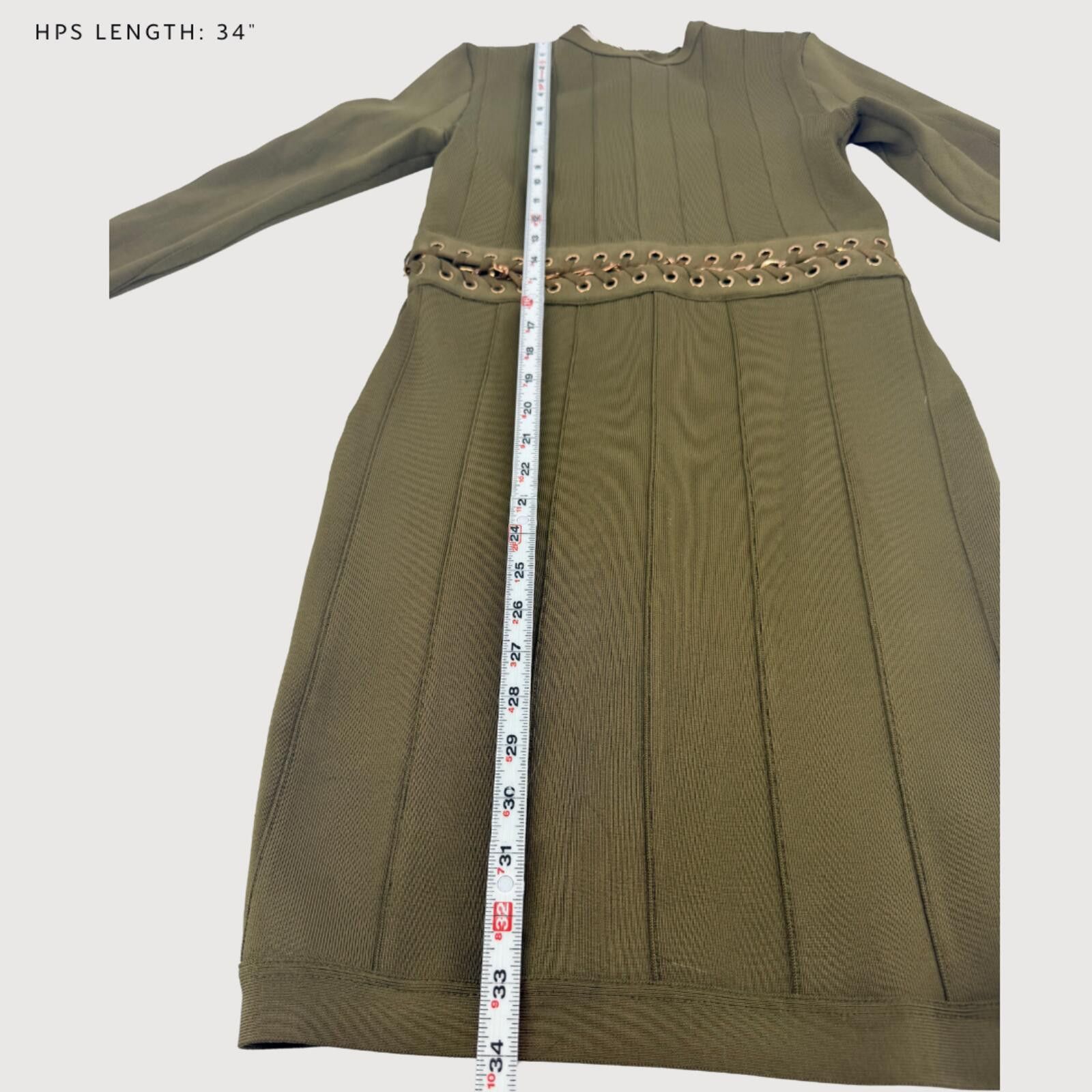 Other House of CB Shula Olive Bandage Midi Dress M Size M / US 6-8 / IT 42-44 - 6 Thumbnail