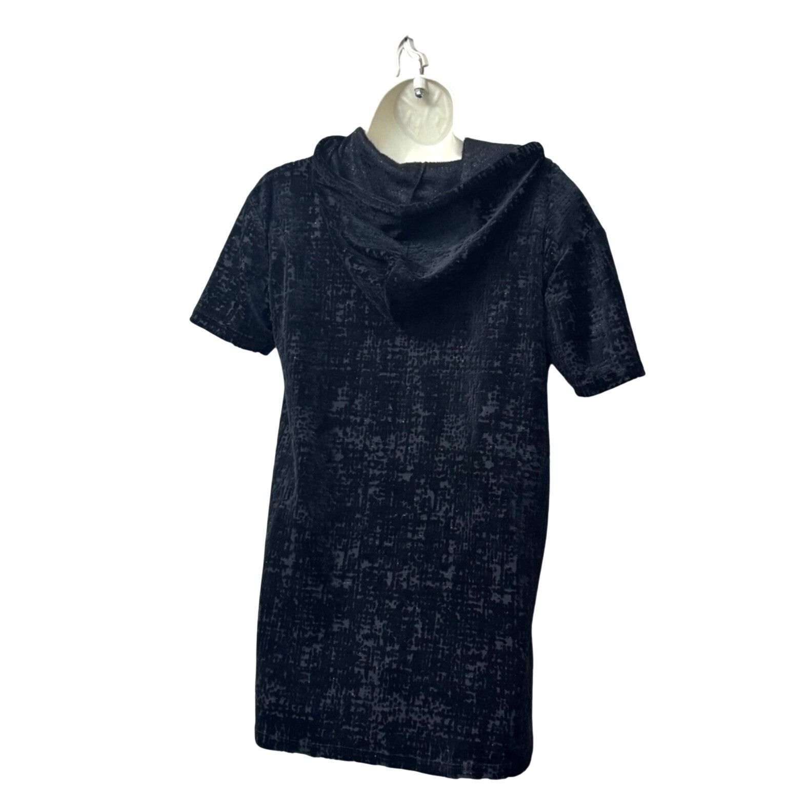 Other Gypsies & Moondust Juniors' Burnout Velvet Hooded Tunic, Bl Size XS / US 0-2 / IT 36-38 - 3 Thumbnail