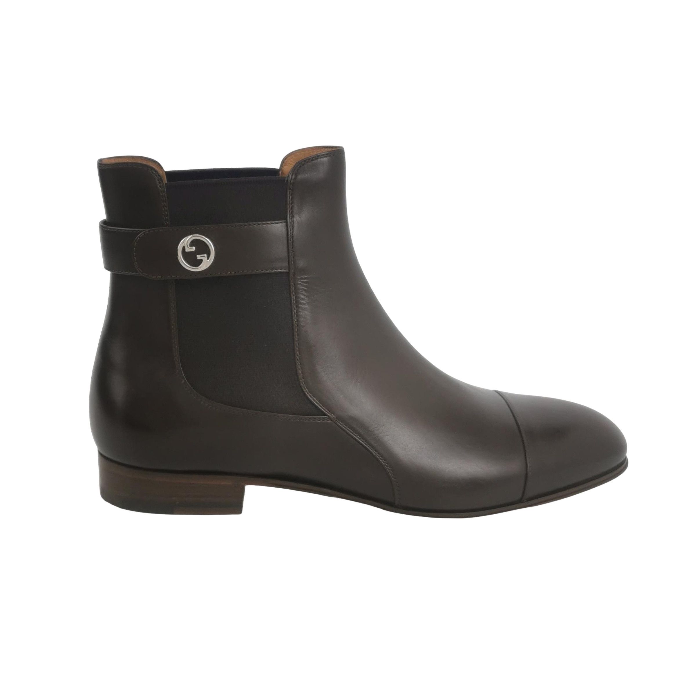 Gucci Gucci Interlocking G Leather Boots EU 43 Size US 10 / EU 43 - 1 Thumbnail