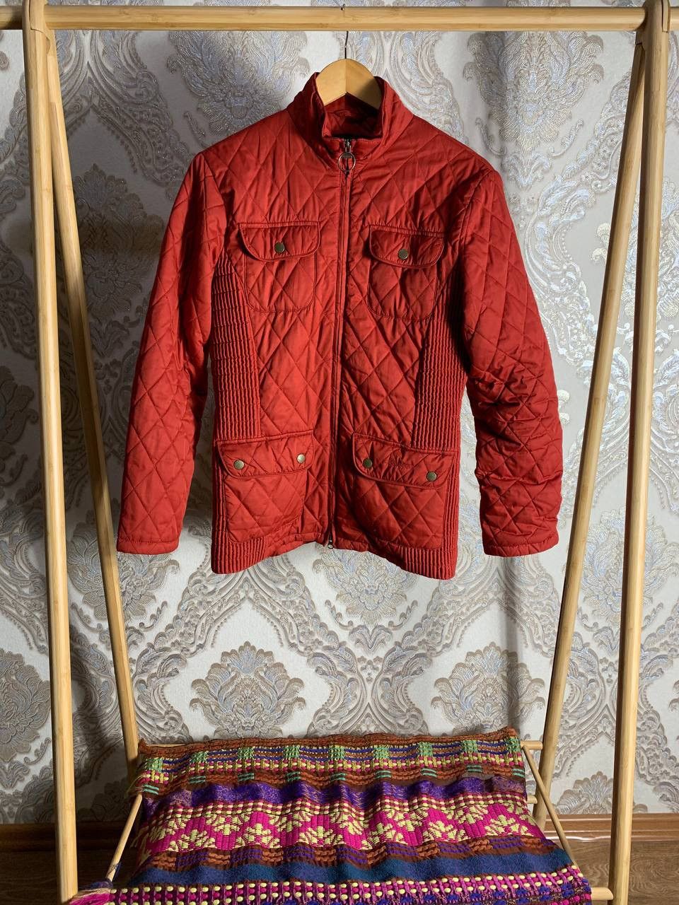 Barbour × Vintage VERY RARE BARBOUR MATT UTLITY RIB QUILT ENGLAND STYLE Y2K Size M / US 6-8 / IT 42-44 - 1 Thumbnail