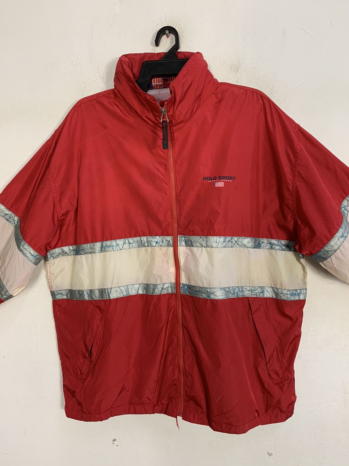 Ralph Lauren 90s Polo Sport Ralph Lauren Zip Up Nylon Jacket Baggy Size US XL / EU 56 / 4 - 2 Thumbnail