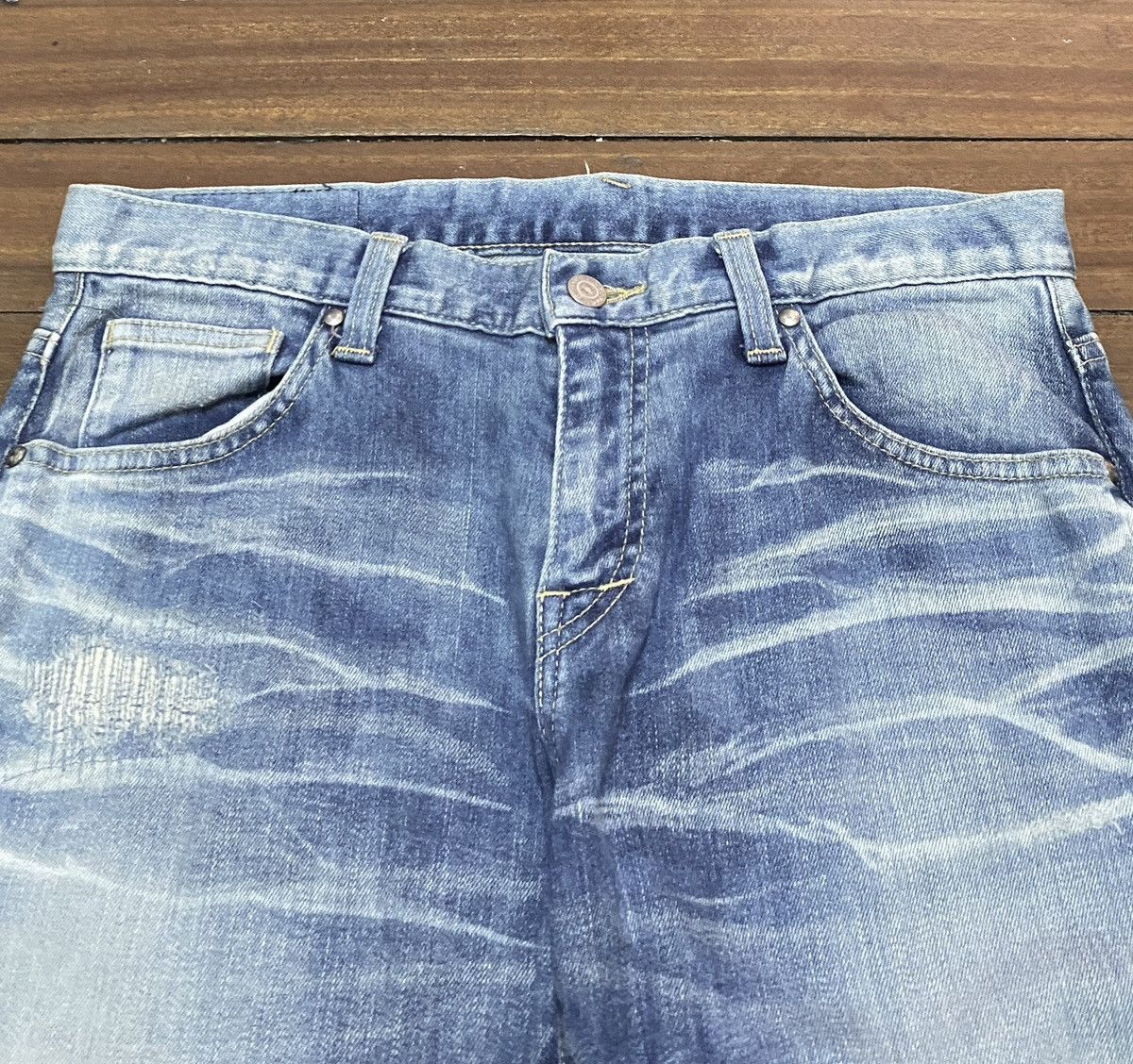 Tornado Mart Very Rare Vintage Japanese Brand Tornado Mart Jeans 1990s Size US 31 - 3 Thumbnail