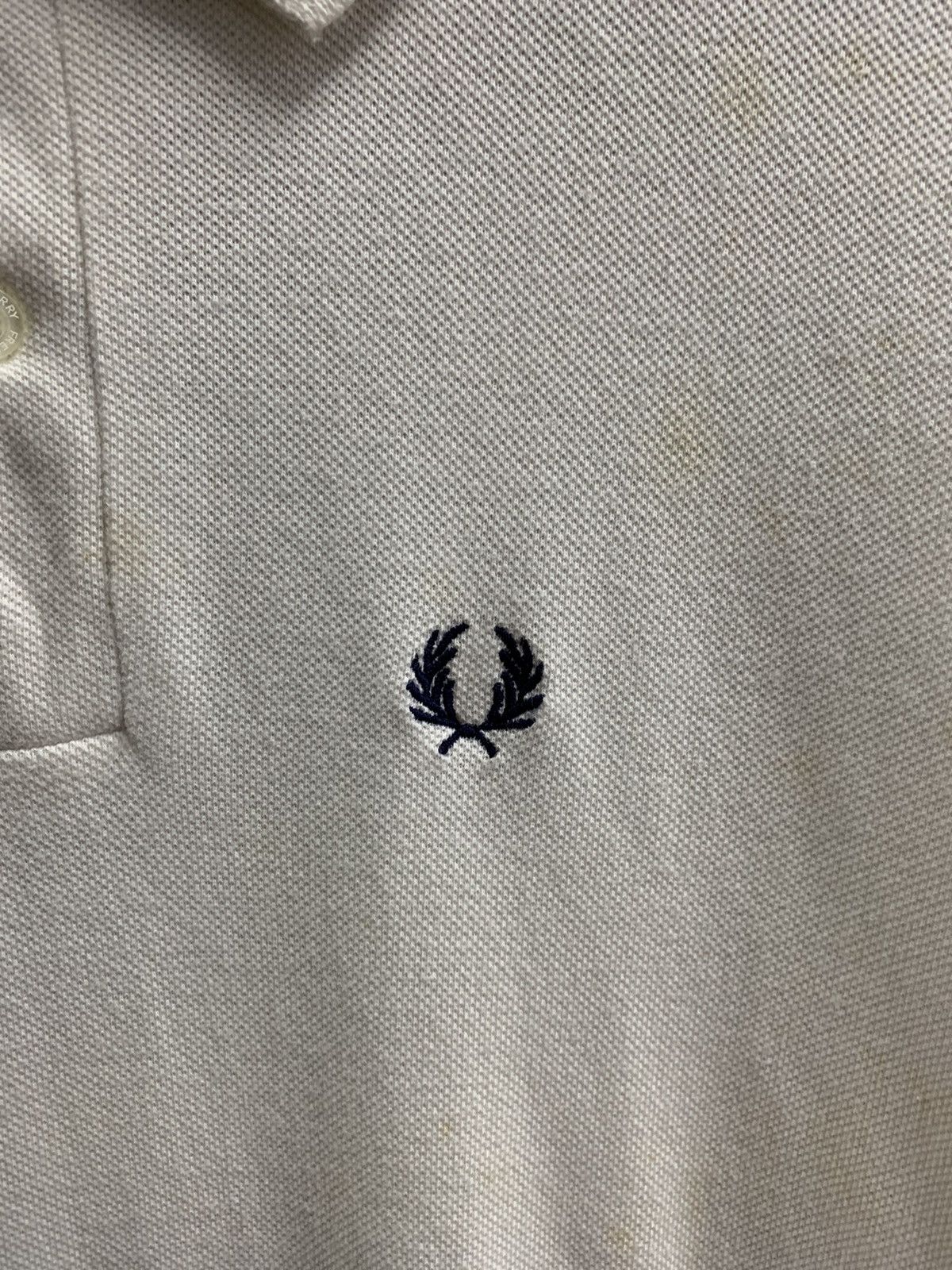 Fred Perry × Vintage Vintage Fred Perry Made England White Polo Size US XS / EU 42 / 0 - 11 Thumbnail