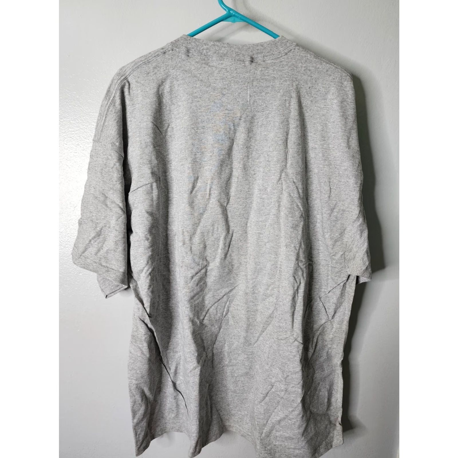 Delta VINTAGE Delta Football T-Shirt Mens 2XL Gray American Flag Pride Short Sleeve Crew Neck Casual Tee Mens Size US XXL / EU 58 / 5 - 2 Thumbnail