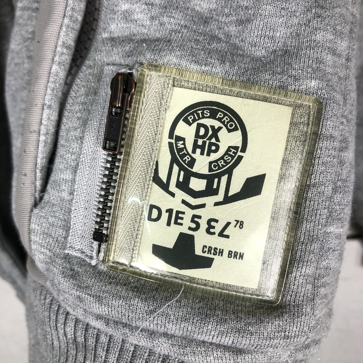 Diesel 🔥VINTAGE BIKER HOODIE JACKET DIESEL BONDAGE DESIGN Size US L / EU 52-54 / 3 - 20 Thumbnail