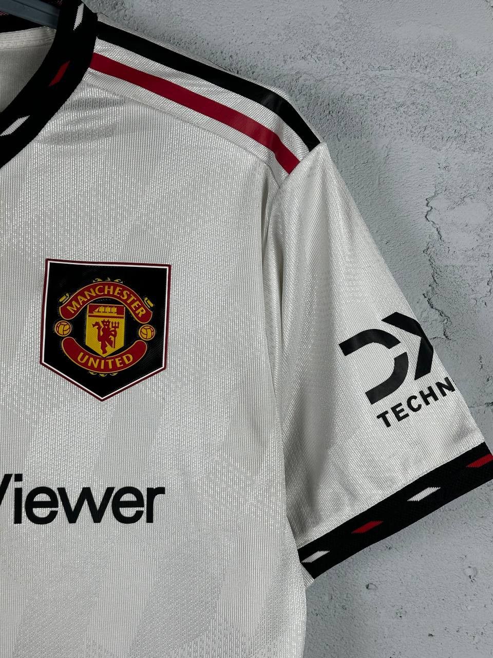Adidas Manchester United Adidas 2022/23 White Football Shirt Size US XL / EU 56 / 4 - 4 Thumbnail