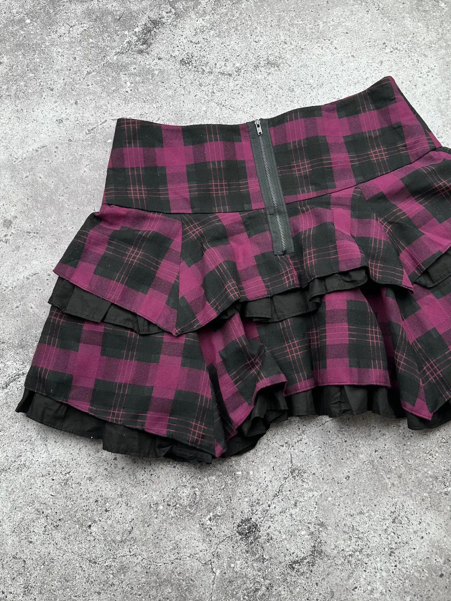 Japanese Brand Vintage Assymetry Mini Skirt C91(V194)(E8) Size 28" / US 6 / IT 42 - 5 Thumbnail