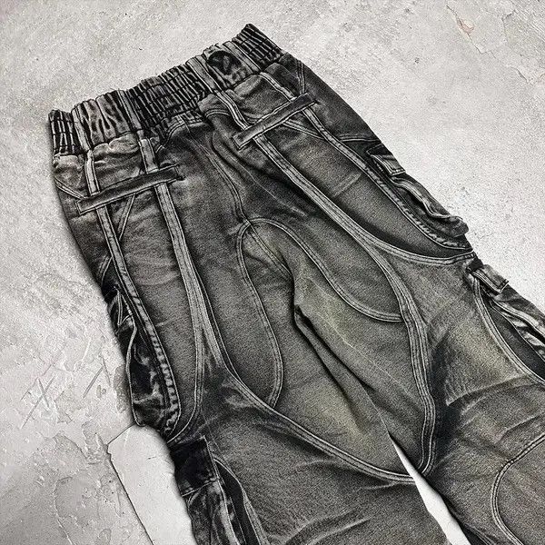 VIBE Design faded y2k hip hop baggy cargo pants Size US 32 / EU 48 - 7 Thumbnail