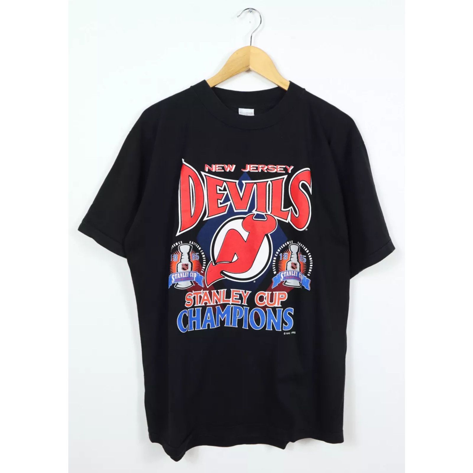 Other New Jersey Devils 1995 NHL Hockey Stanley Cup Champions T Size US L / EU 52-54 / 3 - 1 Thumbnail