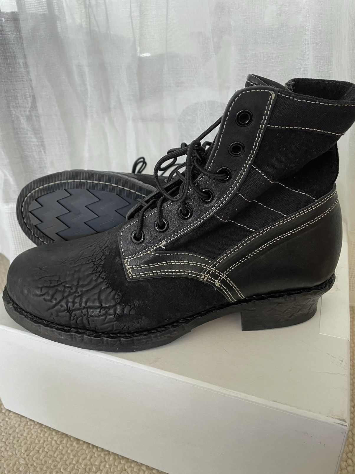 Visvim Visvim 7 holes ‘73 boots black - 12 Size US 12 / EU 45 - 2 Thumbnail