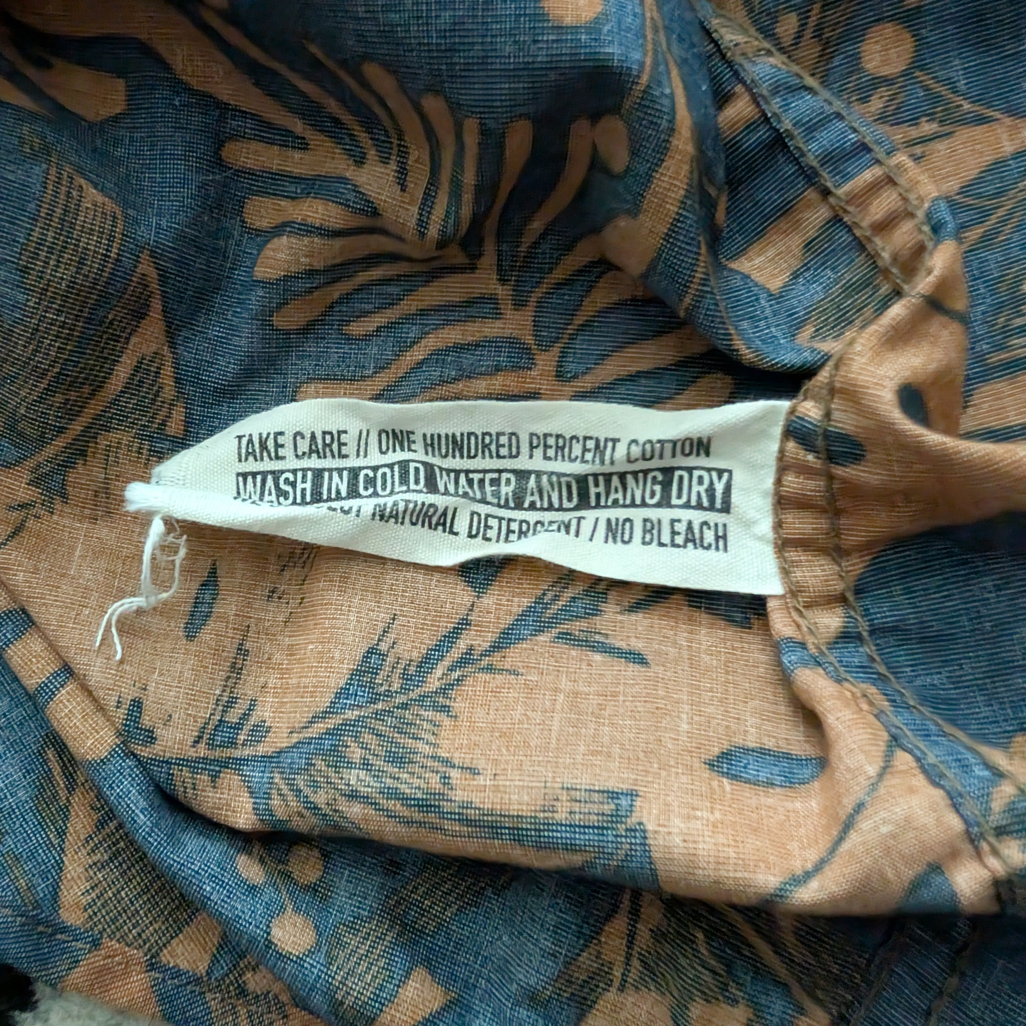 Rogue Territory Oxford Terra Cotta Monstera Floral Short Sleeve Shirt Size US S / EU 44-46 / 1 - 7 Thumbnail