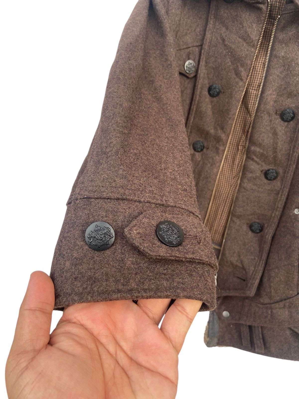 PPFM PPFM Convertible Napoleon Military Zip Up Jacket Size US S / EU 44-46 / 1 - 7 Thumbnail