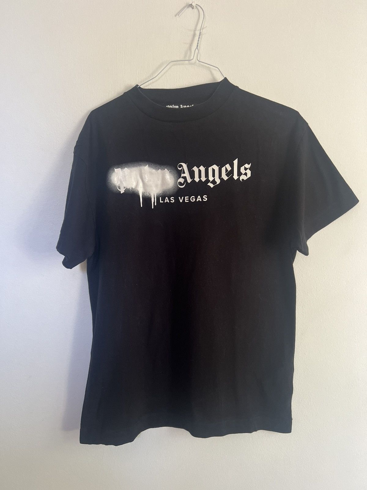 Palm Angels Palm angels Las Vegas sprayed Logo TEE Size US M / EU 48-50 / 2 - 2 Thumbnail