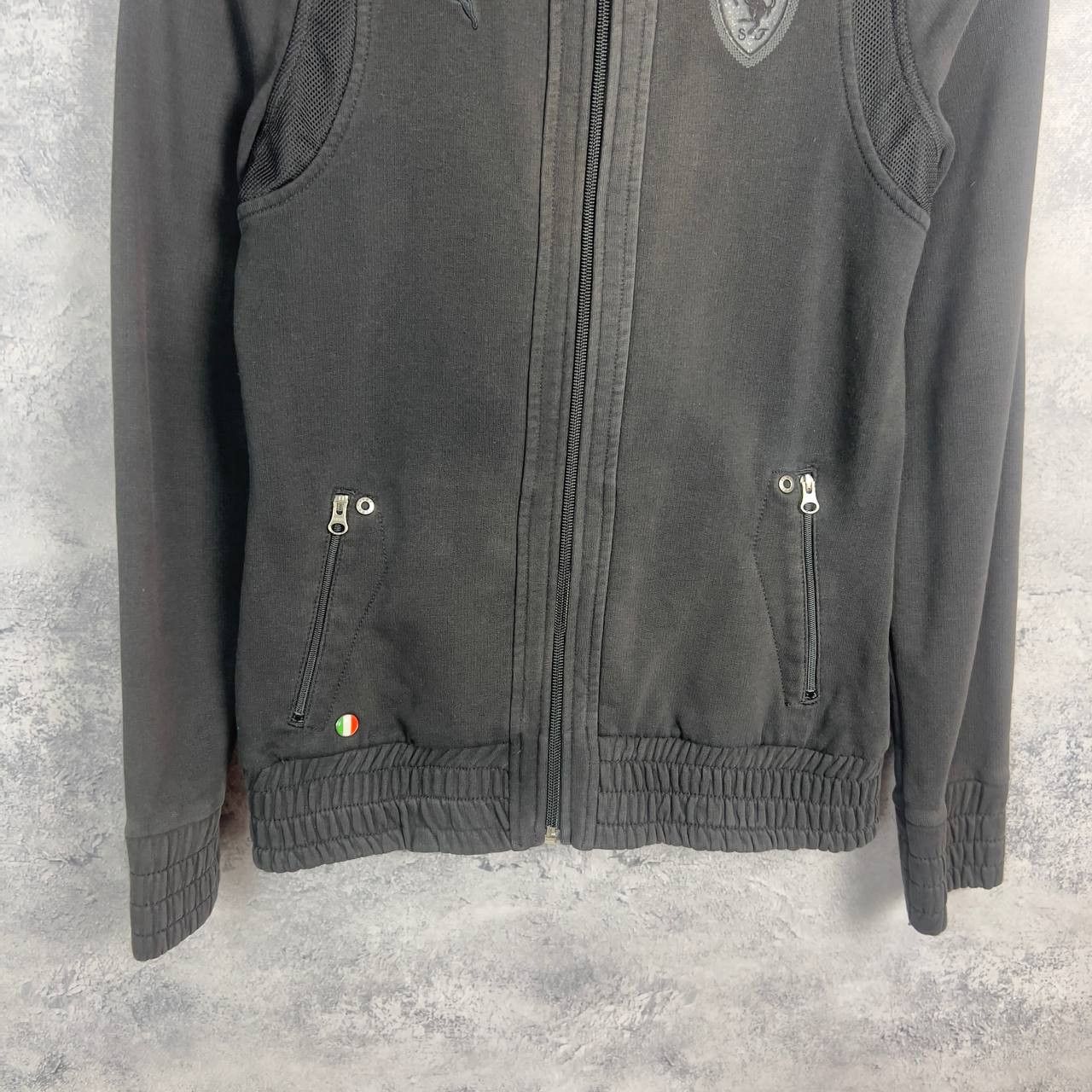 Puma Puma Ferrari Zip Sweatshirt Men's Size S Black Long Sleeve` Size US S / EU 44-46 / 1 - 3 Thumbnail