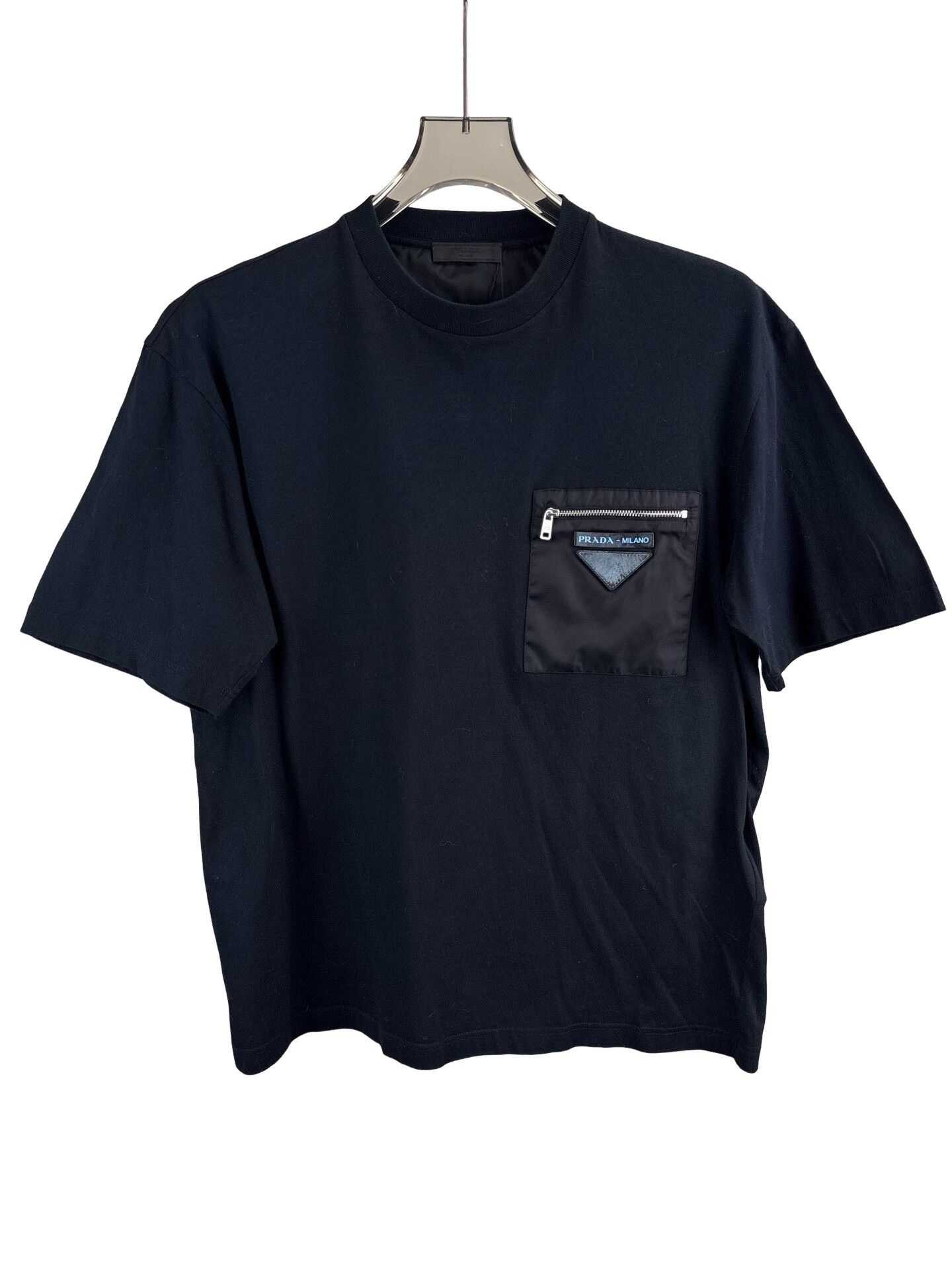 Prada Prada Re-Nylon Zip Pocket T-Shirt Size M Size US M / EU 48-50 / 2 - 1 Thumbnail