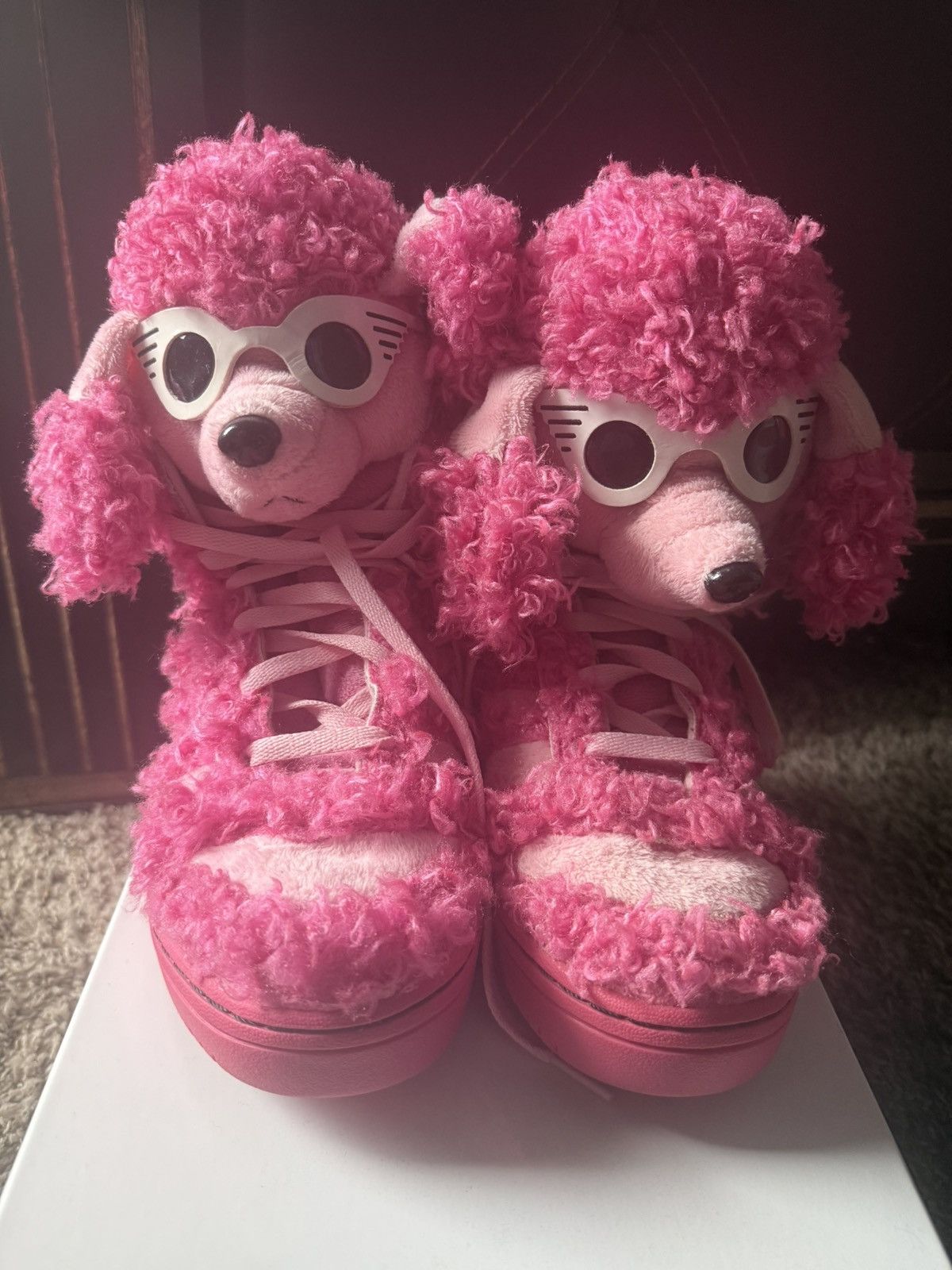 Adidas  Jeremy Scott Jeremy Scott poodle sneakers | Grailed