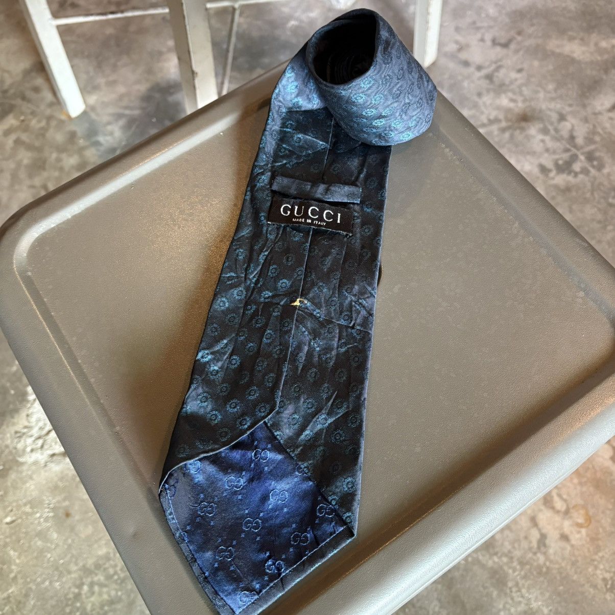 Gucci Gucci Design Silk Tie Size ONE SIZE - 1 Thumbnail