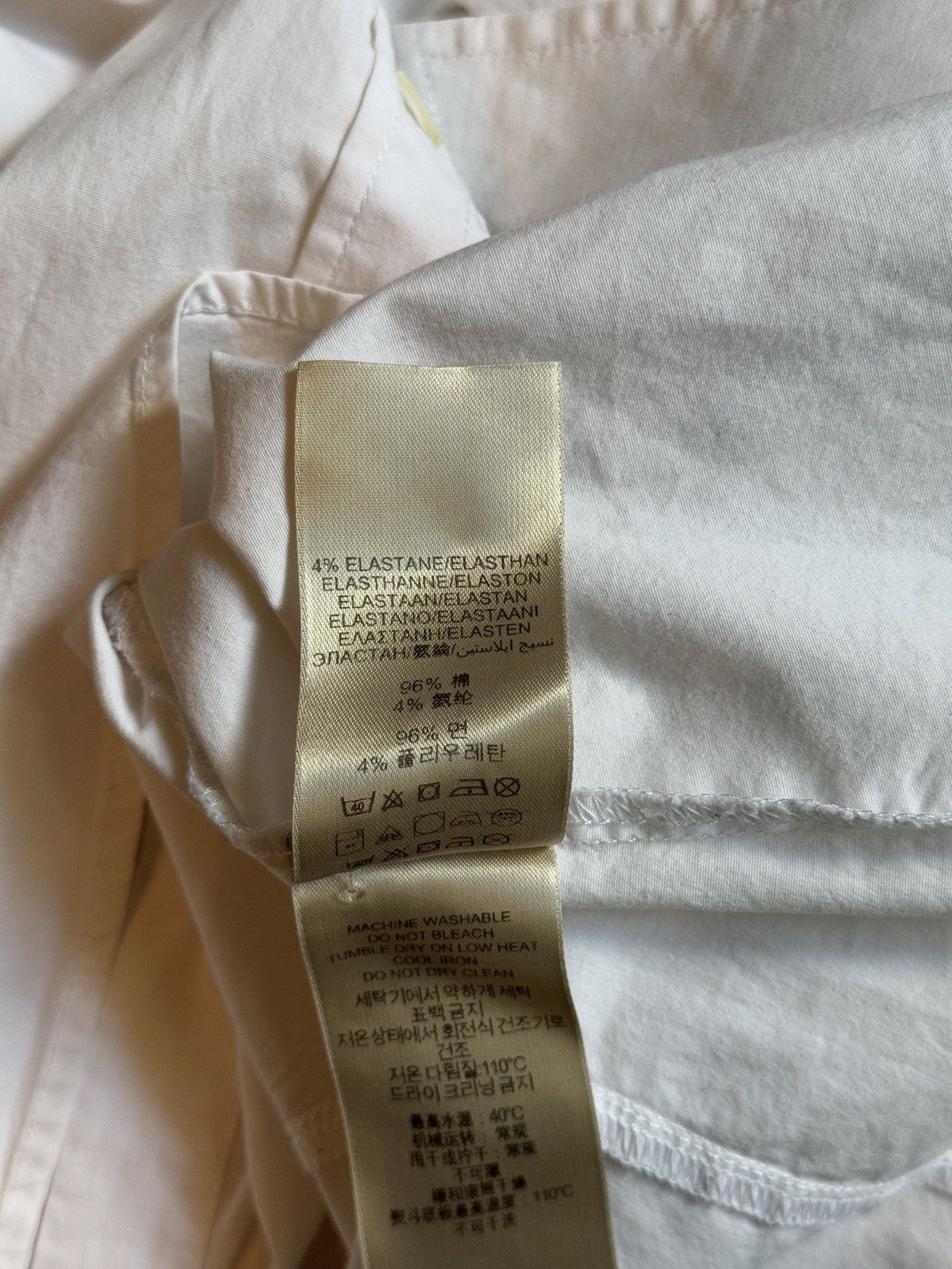 Burberry × Designer Burberry Brit white buttons up shirt blouse Size M / US 6-8 / IT 42-44 - 6 Thumbnail