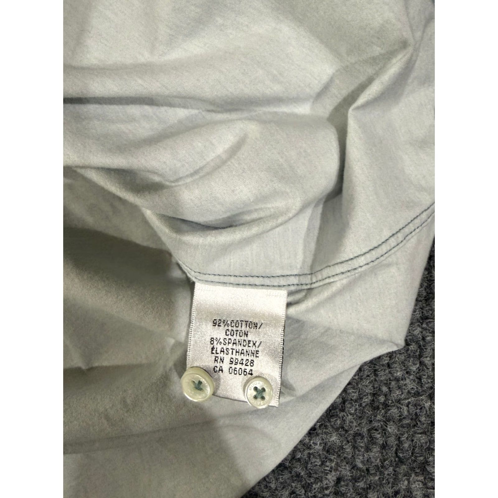 BUGATCHI BUGATCHI Button-Up Shirt Mens L Green 8 Way Stretch Casual Shirt Size US L / EU 52-54 / 3 - 5 Thumbnail