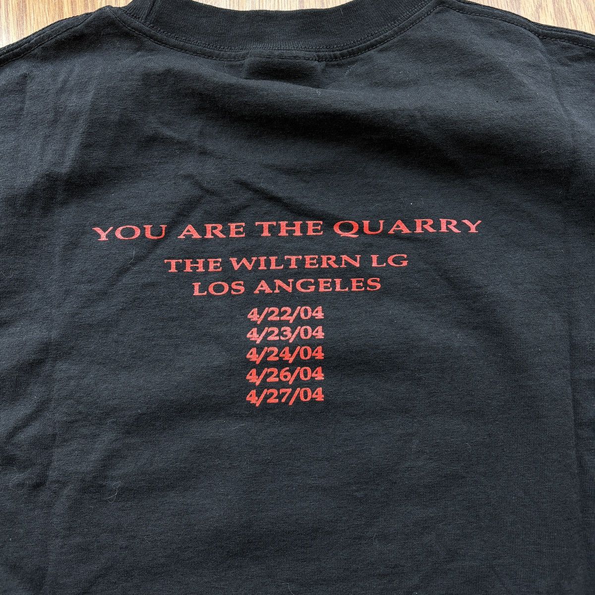 Vintage Morrissey 2004 You Are The Quarry Tour T-Shirt The Wiltern Size US L / EU 52-54 / 3 - 4 Thumbnail