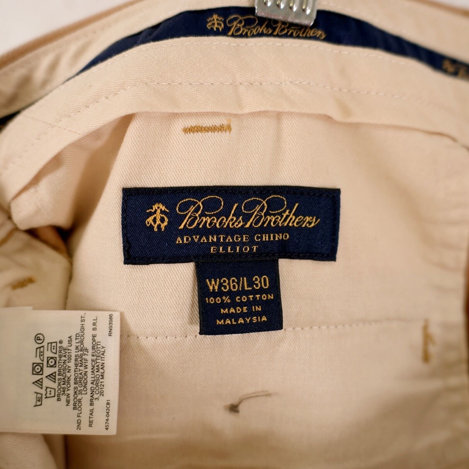 Brooks Brothers Brooks Brothers Advantage Chino Elliot Cotton Pleat Cuffed T Size US 36 / EU 52 - 8 Thumbnail