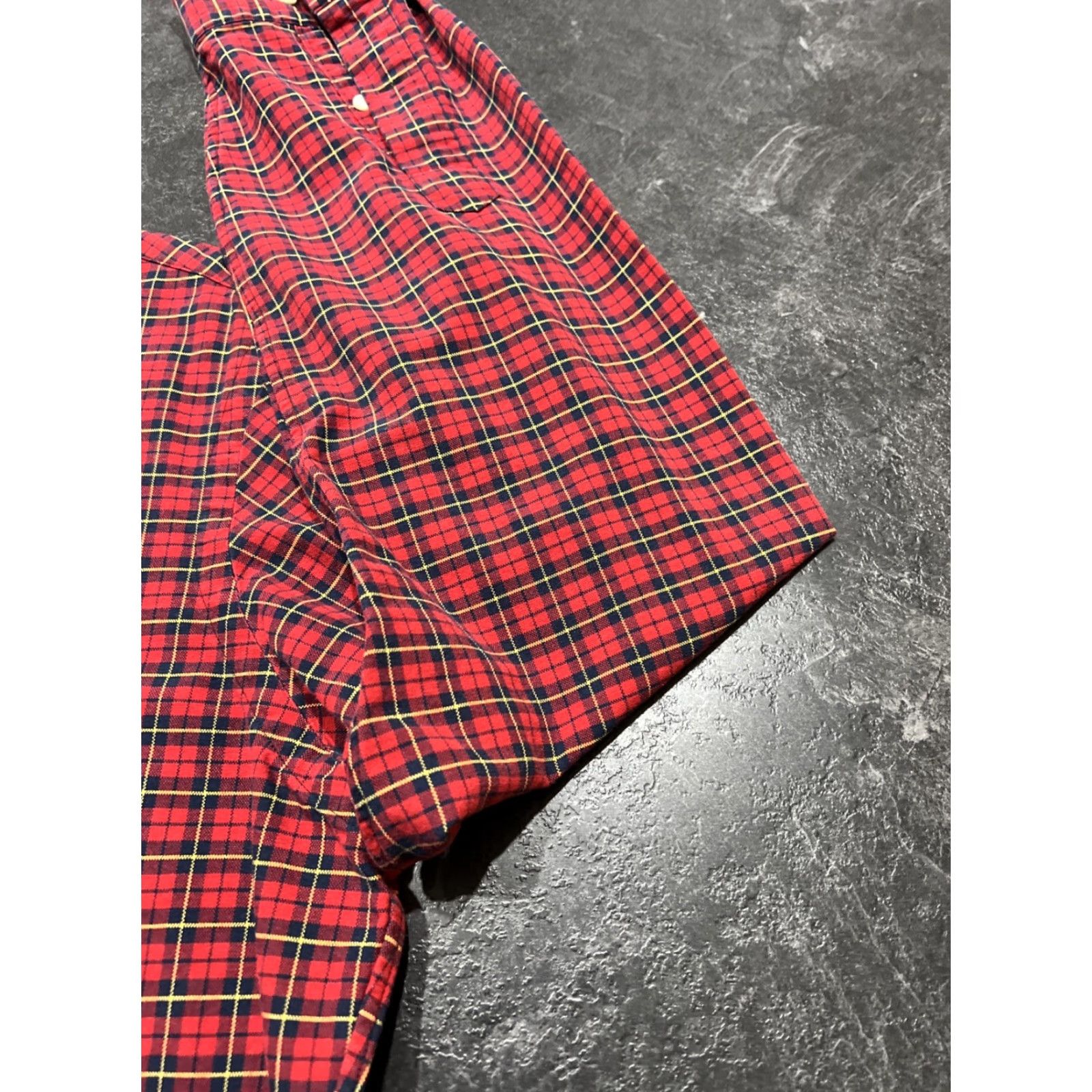 Polo Ralph Lauren Polo Ralph Lauren Shirt Men M Red Black Plaid Cotton Oxford Long Sleeve Size US M / EU 48-50 / 2 - 3 Thumbnail