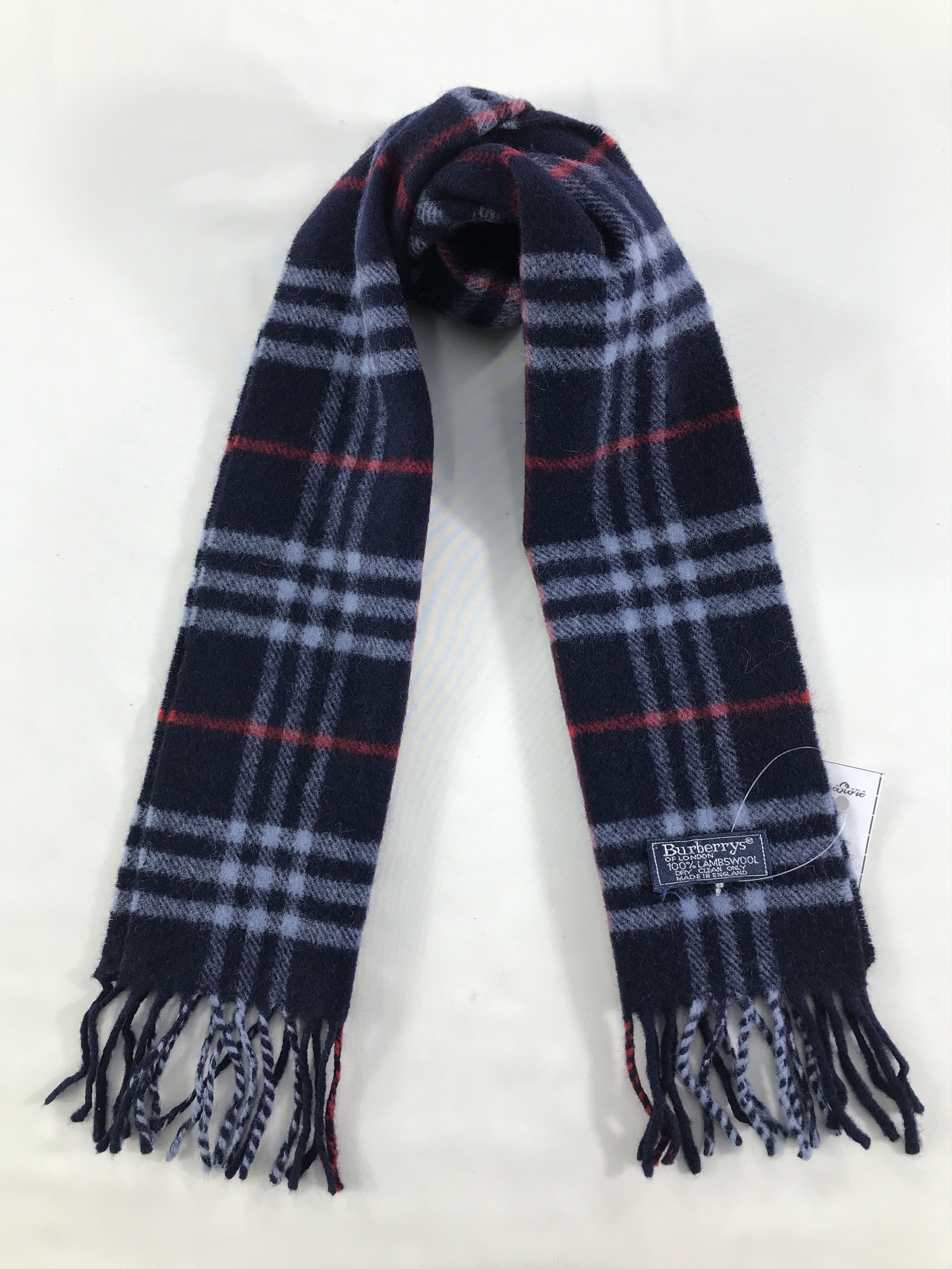 Burberry Vintage Burberry Scarf/Muffler/Neckwear MF1194 Size ONE SIZE - 1 Thumbnail