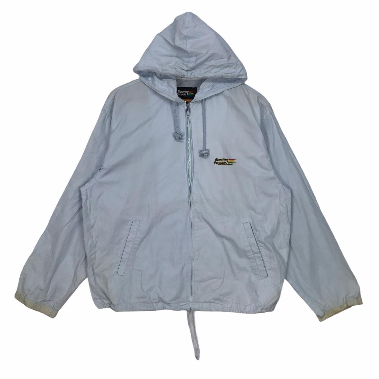 Benetton Vintage BENETTON FORMULA 1 Racing Team Zip Up Blue Hoodie Size US L / EU 52-54 / 3 - 1 Thumbnail