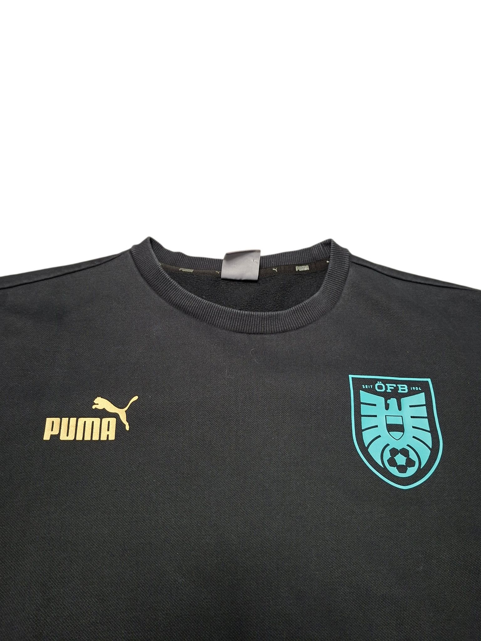 Puma AUSTRIA PUMA OSTERREICH VINTAGE SOCCER SWEATSHIRT Size US L / EU 52-54 / 3 - 4 Thumbnail