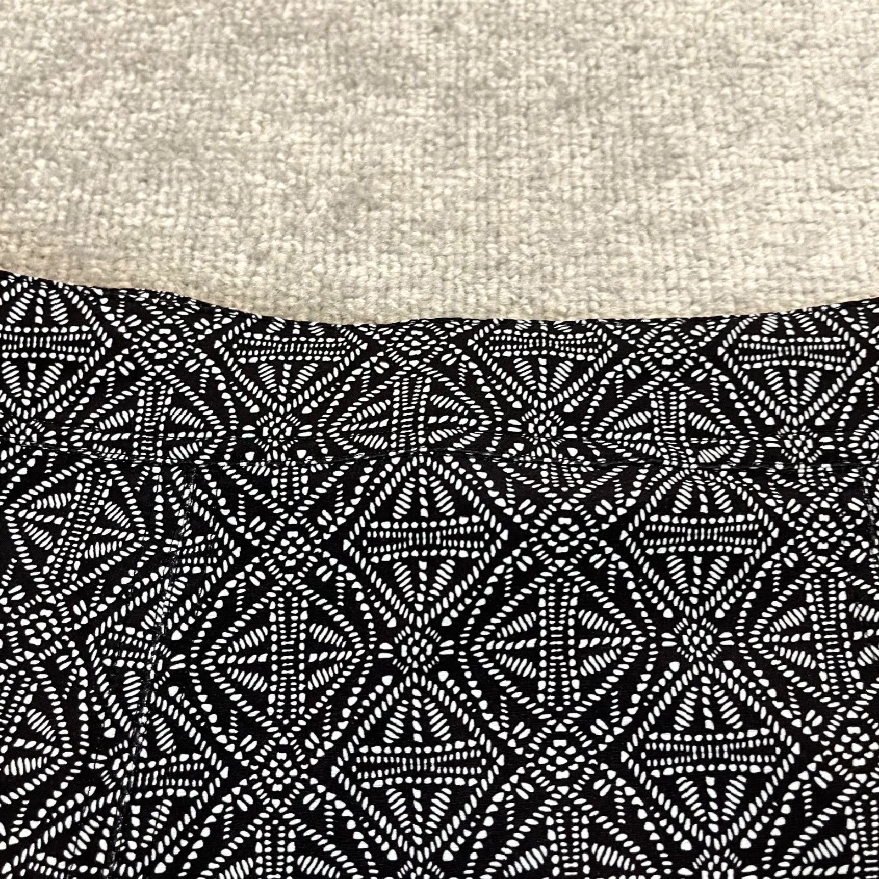 Vintage RipSkirt Womens Medium White Black 16" Beach Cover Up Access Hawaii Adjustable Midi Skirt Wrap Summer Beach Womens Size 32" / US 10 / IT 46 - 6 Thumbnail