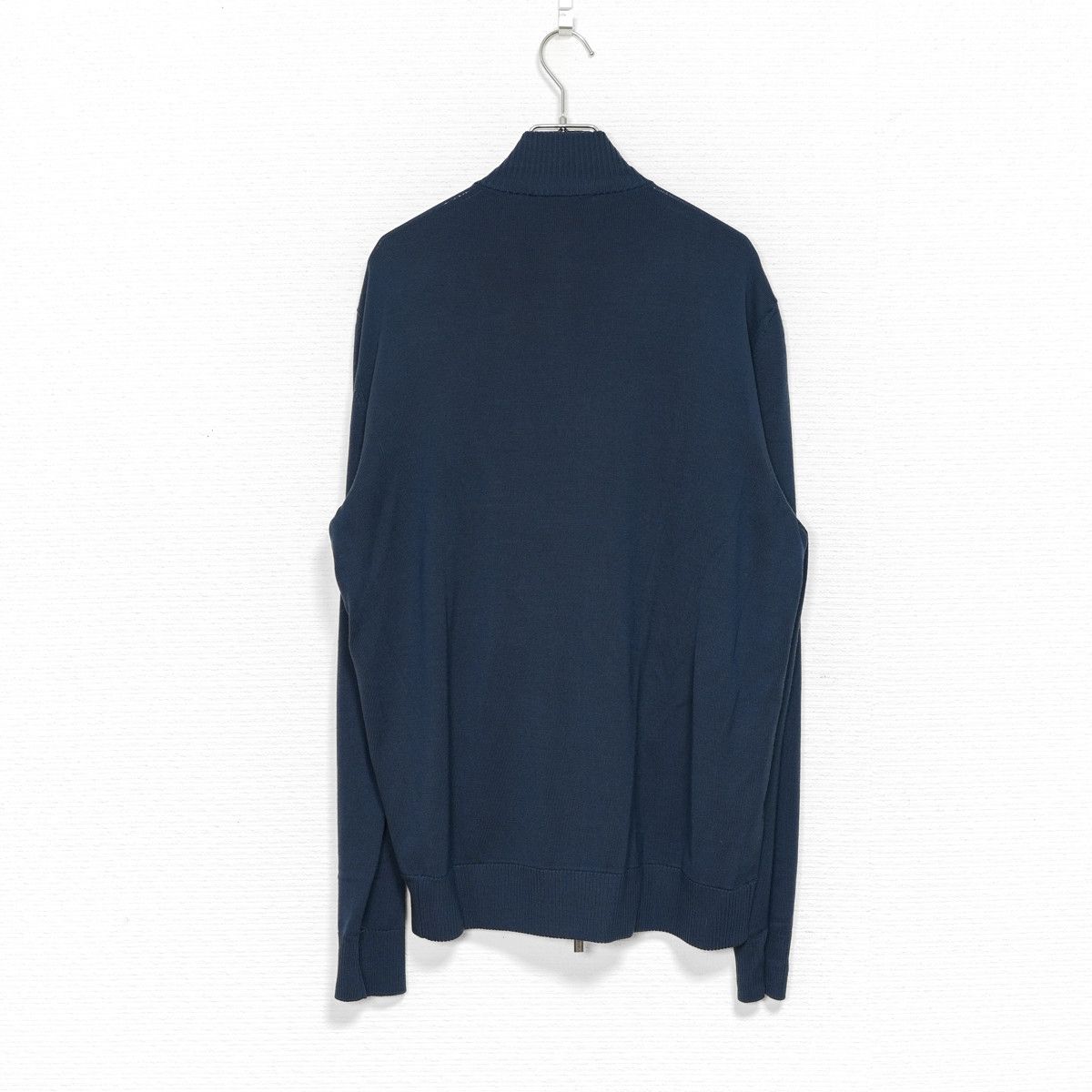 Hermes HERMÈS Suede × Wool Ribbed Knit Sweater Jacket Size US M / EU 48-50 / 2 - 2 Thumbnail