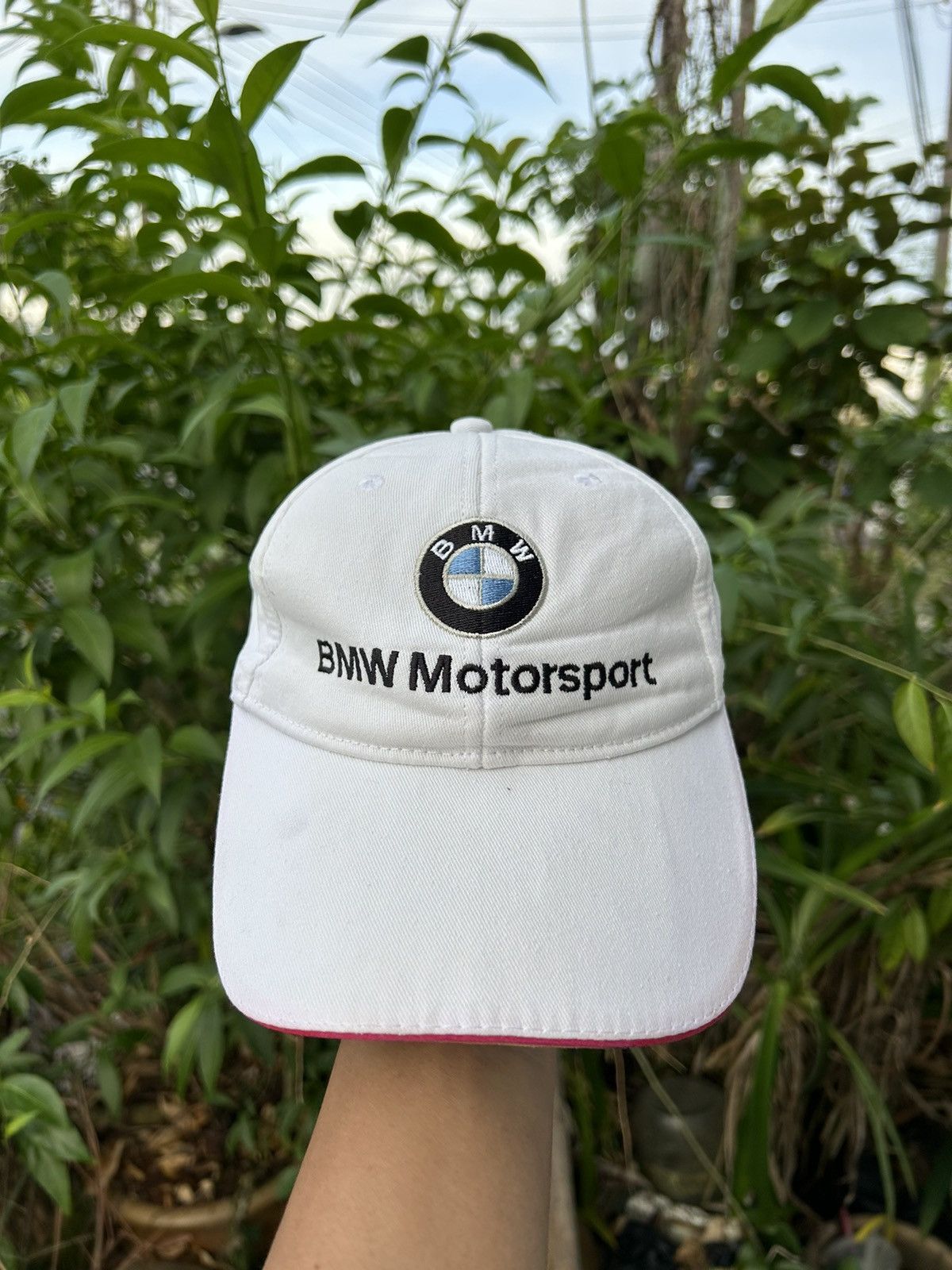 image of Vintage Bmw Motorsport Hat in White, Men's