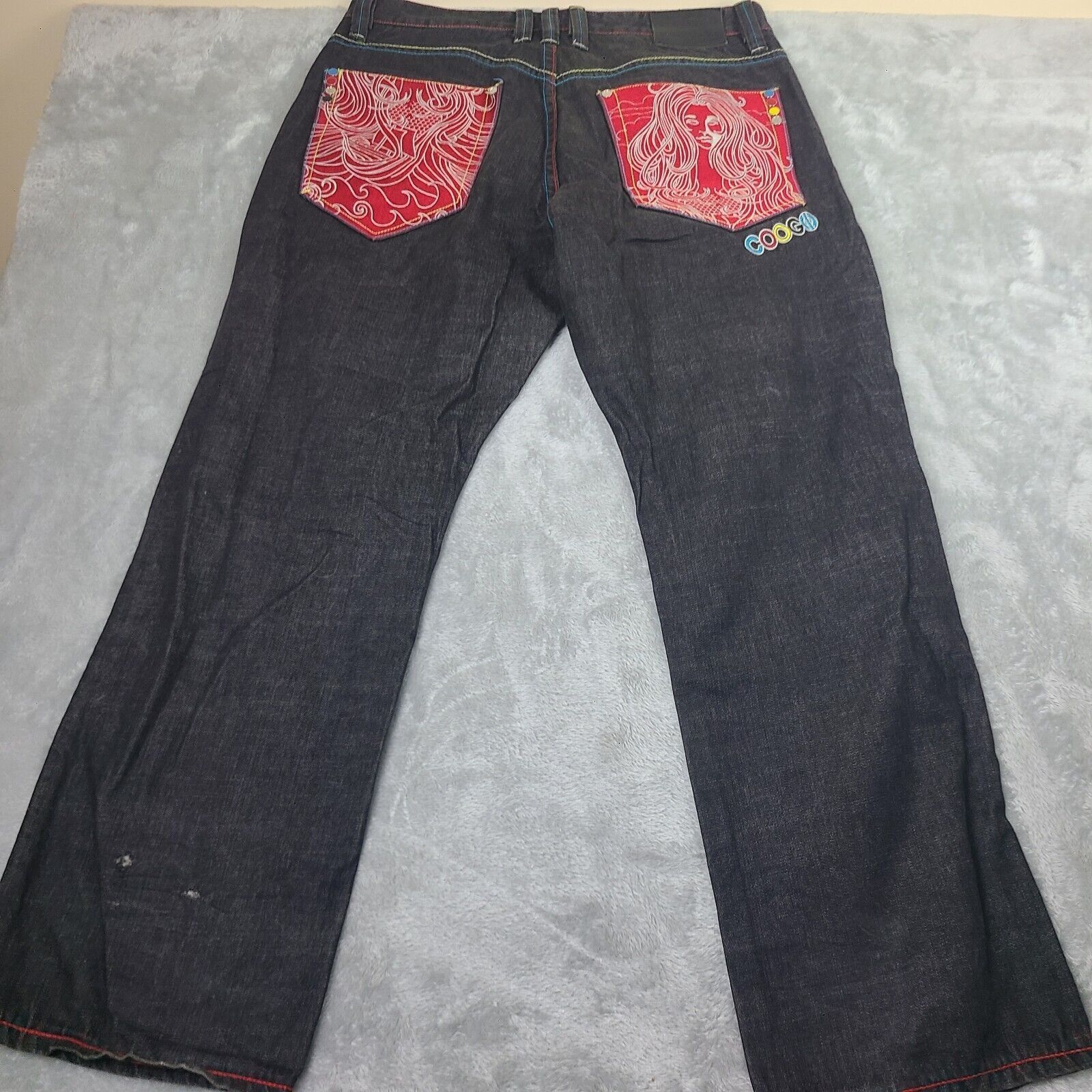 Coogi Vintage Women's 16 Black Heathered Gold Brown Ombre