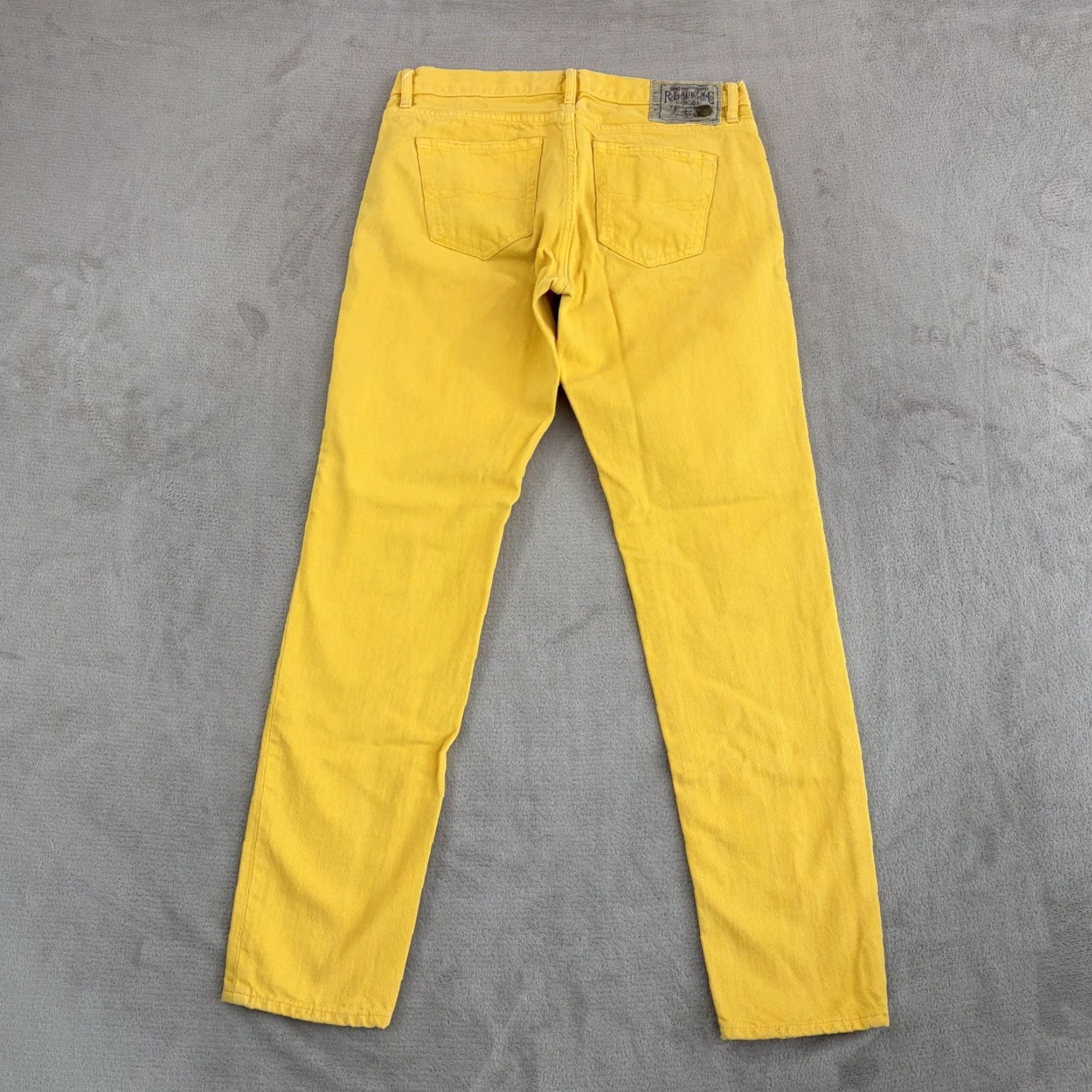 Ralph Lauren Ralph Lauren Thompson 650 Jeans Yellow Women 29 Regular Straight Embroidered 3 Horsemen Denim Cotton Pockets Zip Button Modern Vintage? Size 27" / US 4 / IT 40 - 7 Thumbnail