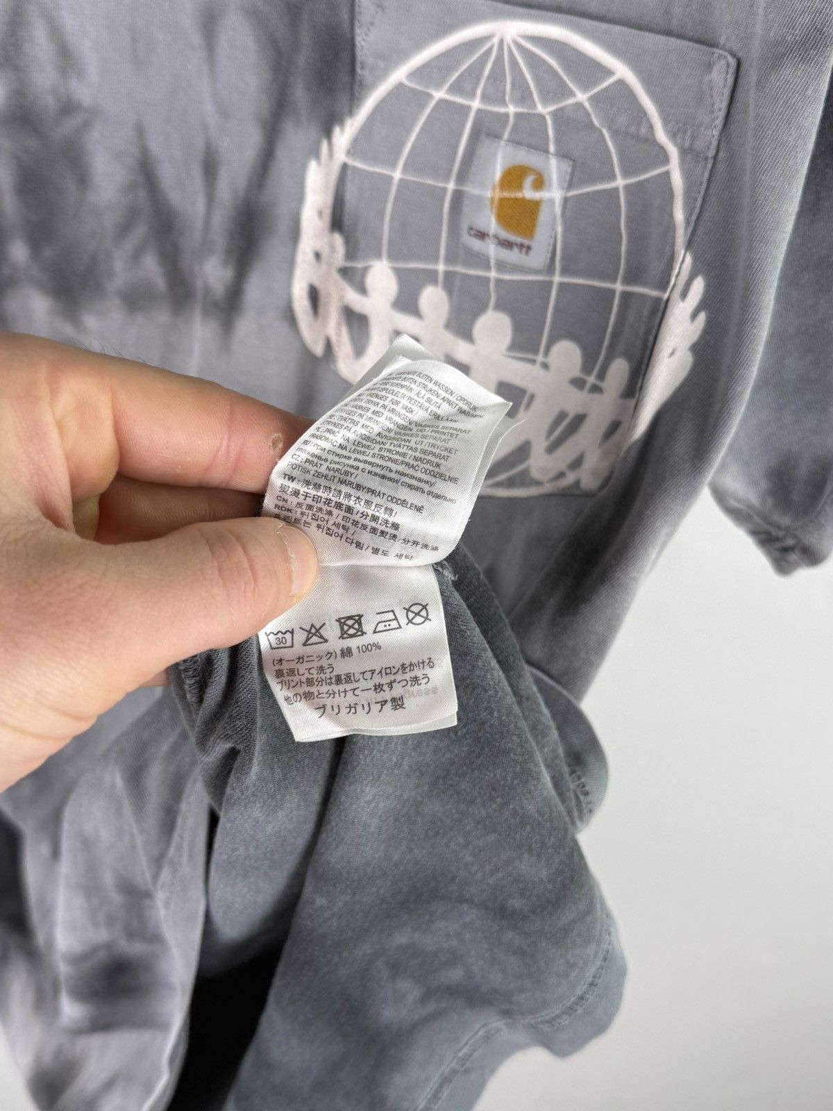 Carhartt Wip Carhartt WIP Tie-Dye Global Pocket Tee Size US M / EU 48-50 / 2 - 9 Thumbnail