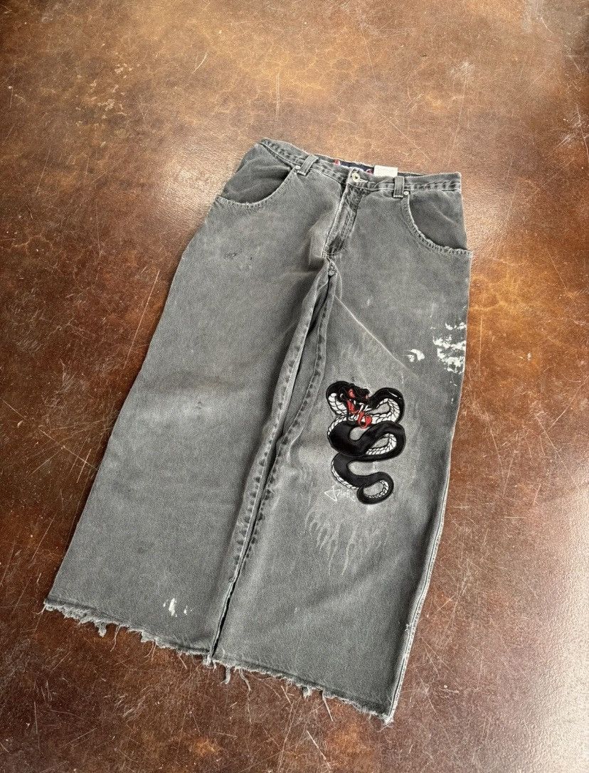 image of Vintage Grey Jnco Jeans, Men's (Size 34)