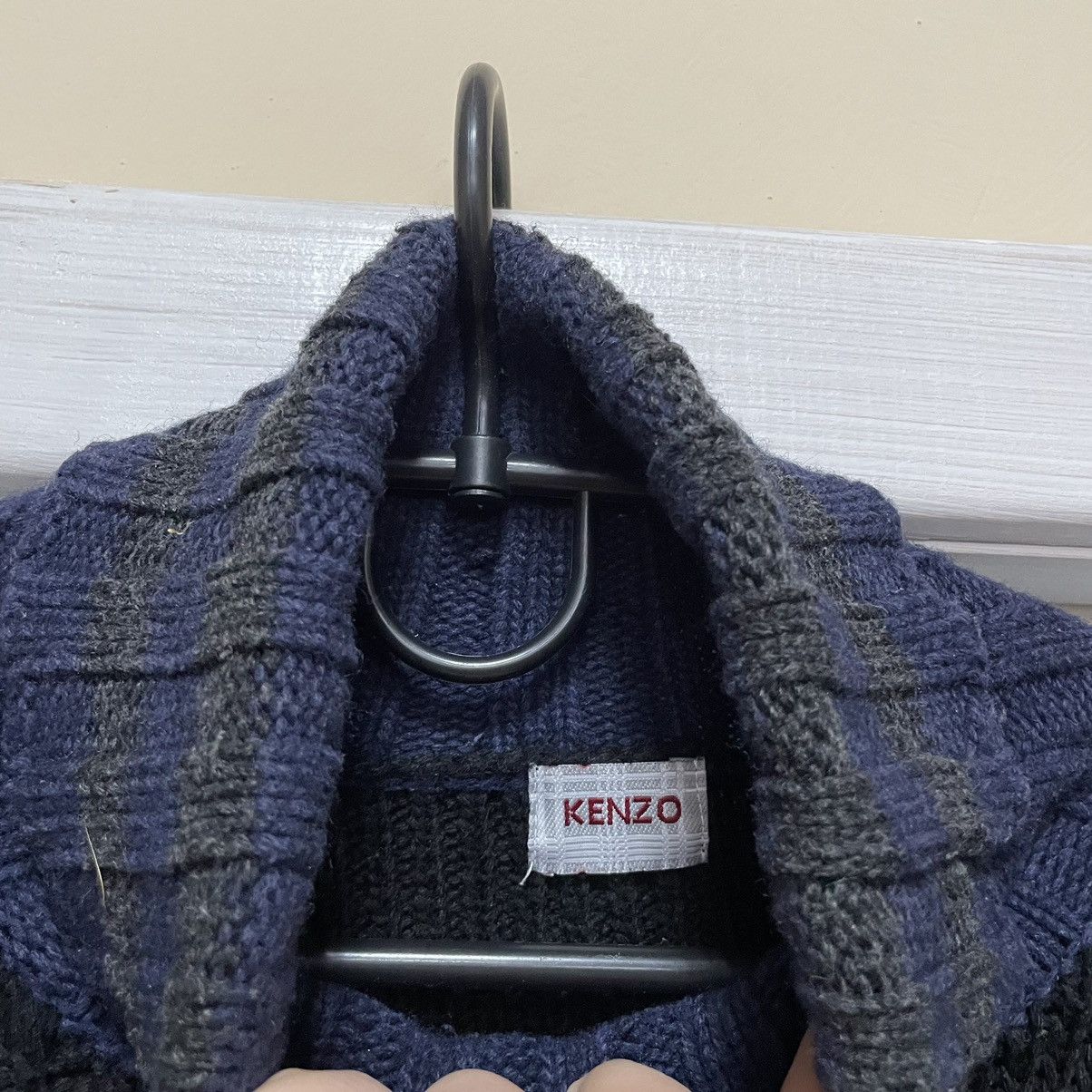 Japanese Brand × Kenzo 🔥90s🔥 VINTAGE KENZO GOLF TURTLENECK SWEATER OPIUM TRASHED Size US XL / EU 56 / 4 - 2 Thumbnail
